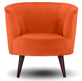 orange chair